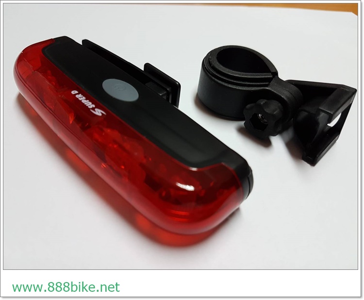 ไฟท้ายสีแดง SUPER D INLINE tail light, SD-753 bicycle led light, 3 LEDs สำเนา
