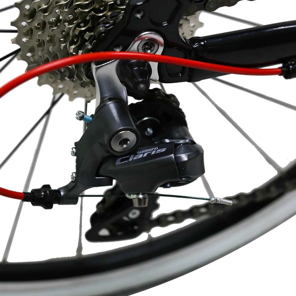 จักรยานเสือหมอบเด็กโต OPTIMA APOLLO R2000 ปี 2021, เกียร์ 2x8 Shimano Claris