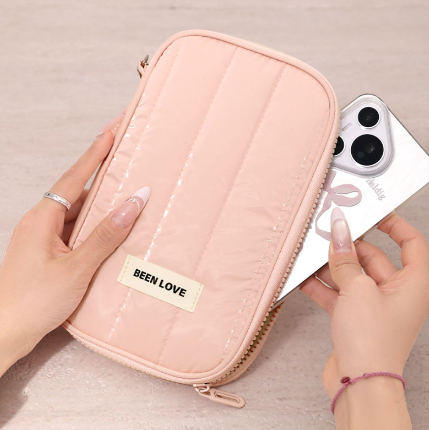 กระเป๋าอเนกประสงค์จัดระเบียบผ้านุ่มนิ่ม รุ่น RH2472 ขนาด ก.24*ส.14.5*ก้น 5 ซม.