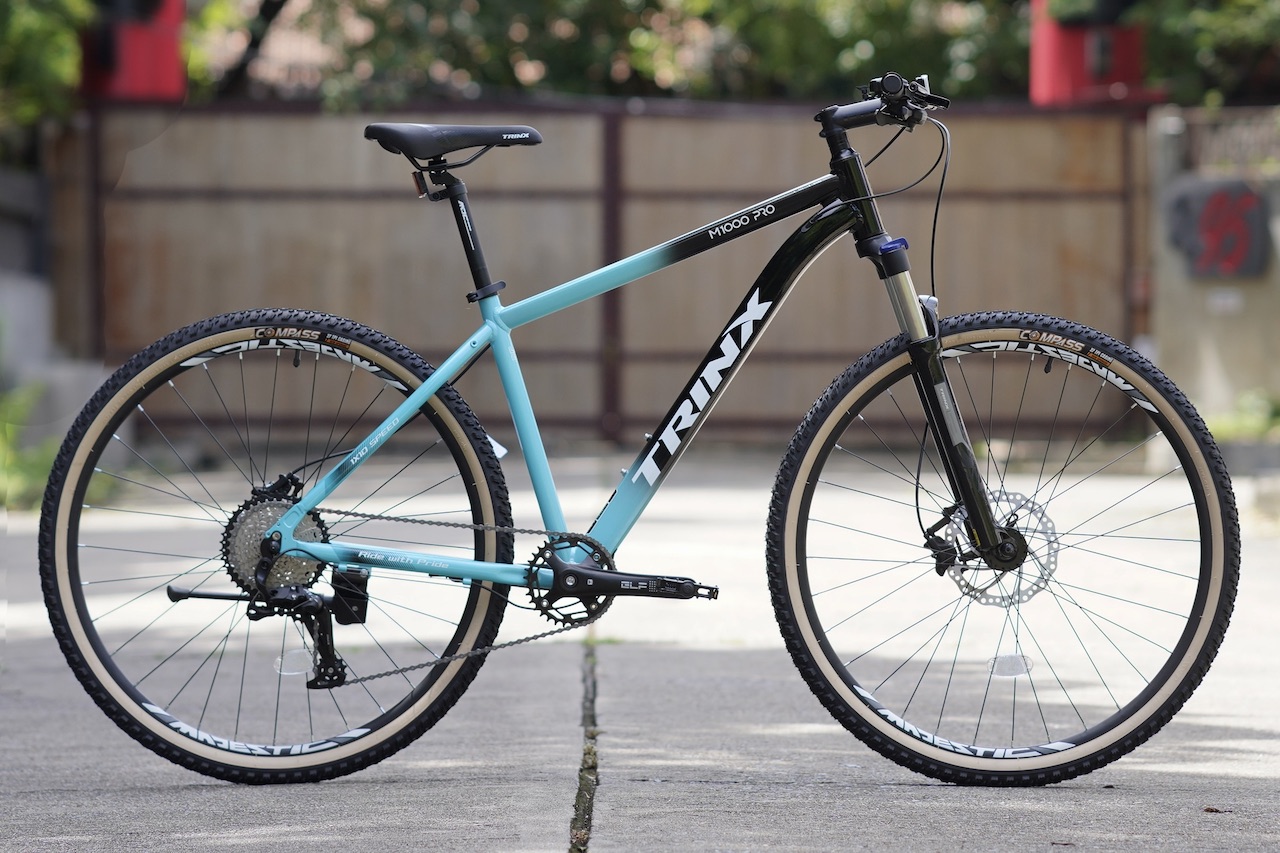 จักรยานเสือภูเขา TrinX M1000Pro เฟรมอลู 29er LTWOO 1*10 สปีด ดิสน้ำมัน, TRINX MY2023