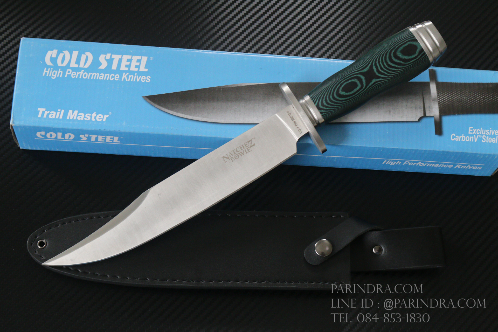 มีดใบตาย COLD STEEL TRAIL MASTER Natchez Bowie (OEM) A+