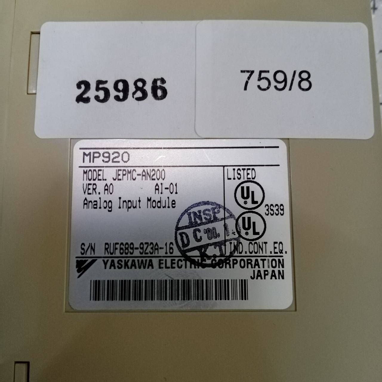 JEPMC-AN200 PLC " YASKAWA "