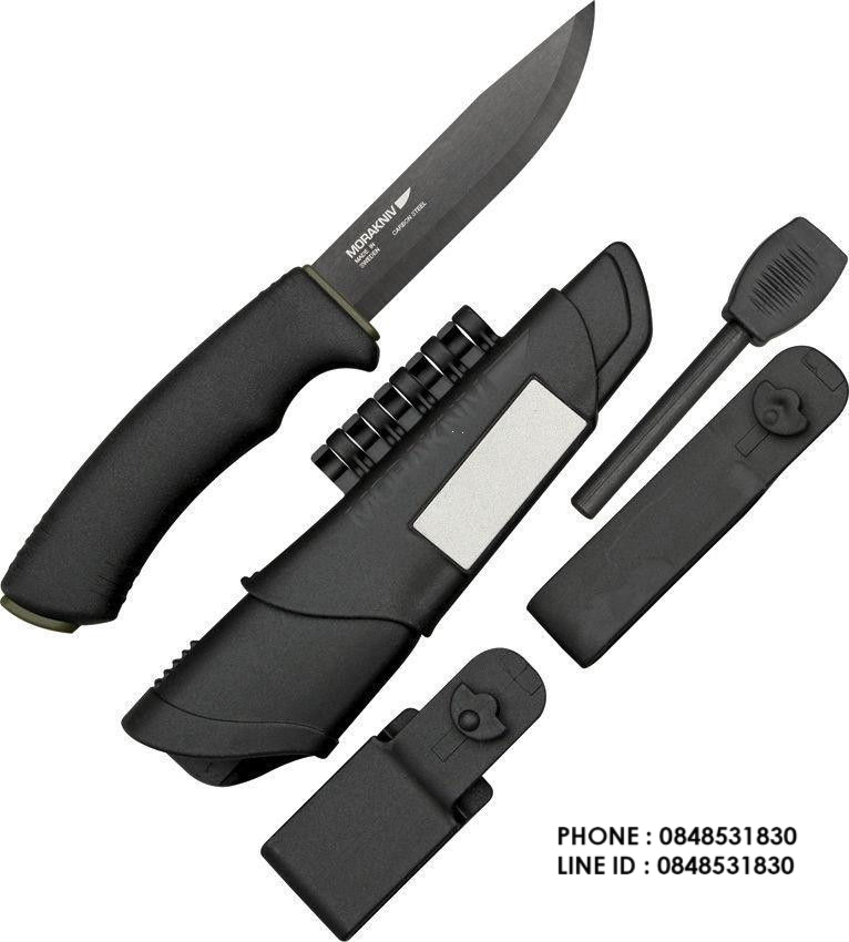 มีดใบตาย Mora Knife Bushcraft Survival รุ่น 11742 สีดำ ของแท้นำเข้าจาก Sweden 100%