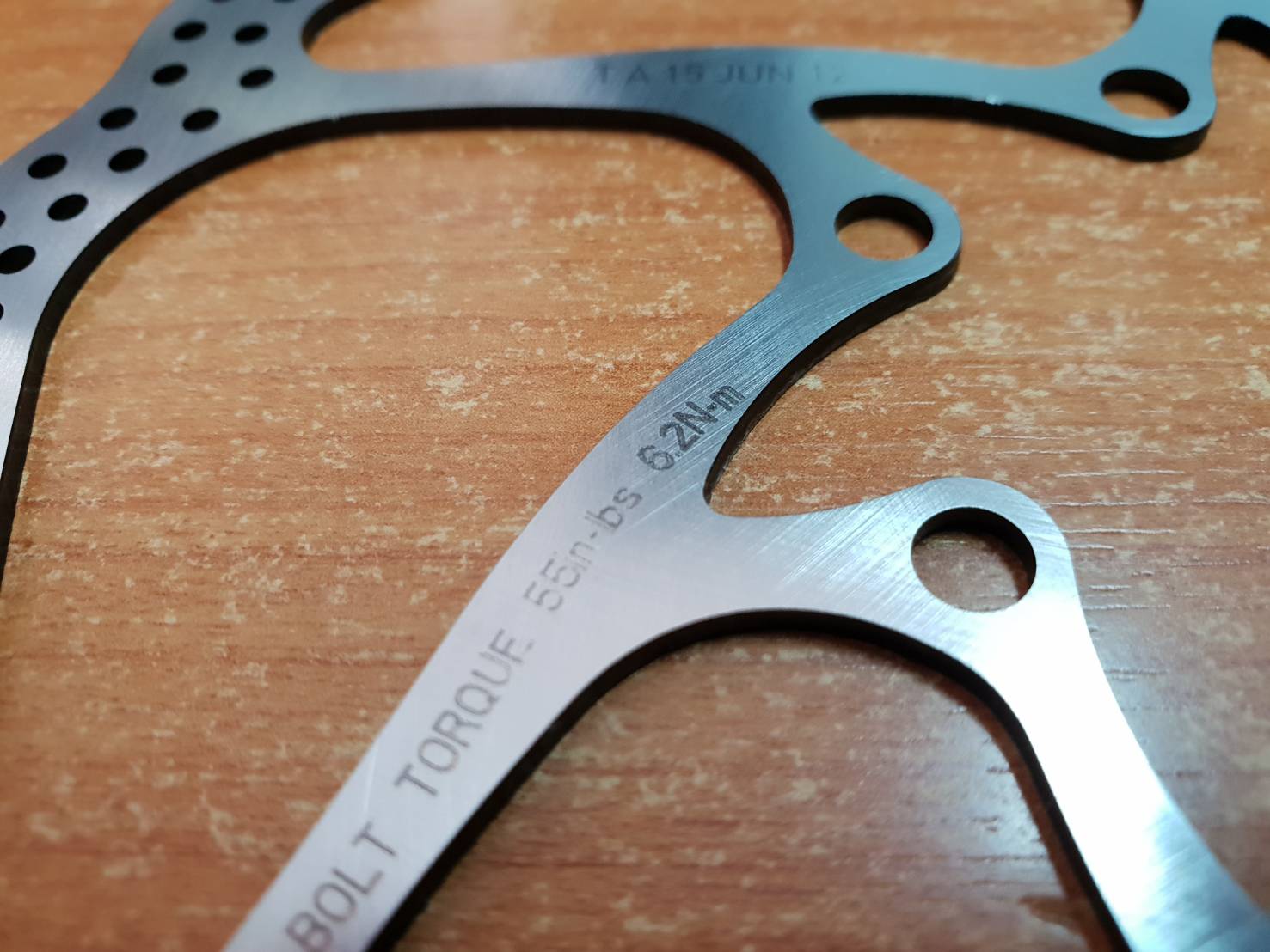 เฉพาะใบจานดิสเบรคแบบน็อต 6 รู Avid 160 มม. พร้อมน็อต 6 รู