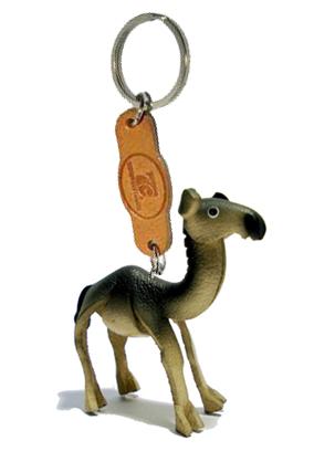 พร้อมส่ง พวงกุญแจหนังแท้ Handmade รูปอูฐ