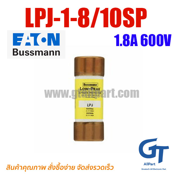 LPJ-1-8/10SP , 1.8A 600V ,Class J , Bussmann / Eaton