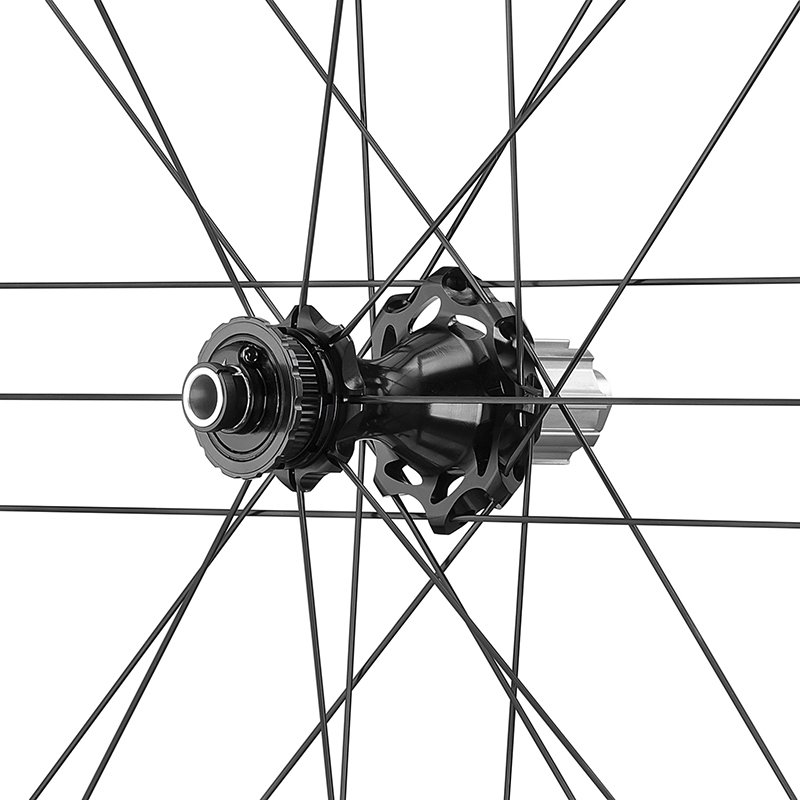 ชุดล้อเสือหมอบ CAMPAGNOLO BORA WTO 60 DISC Center Lock 28" Wheelset Carbon Wheelset, DARK 2020(ยางงัด)