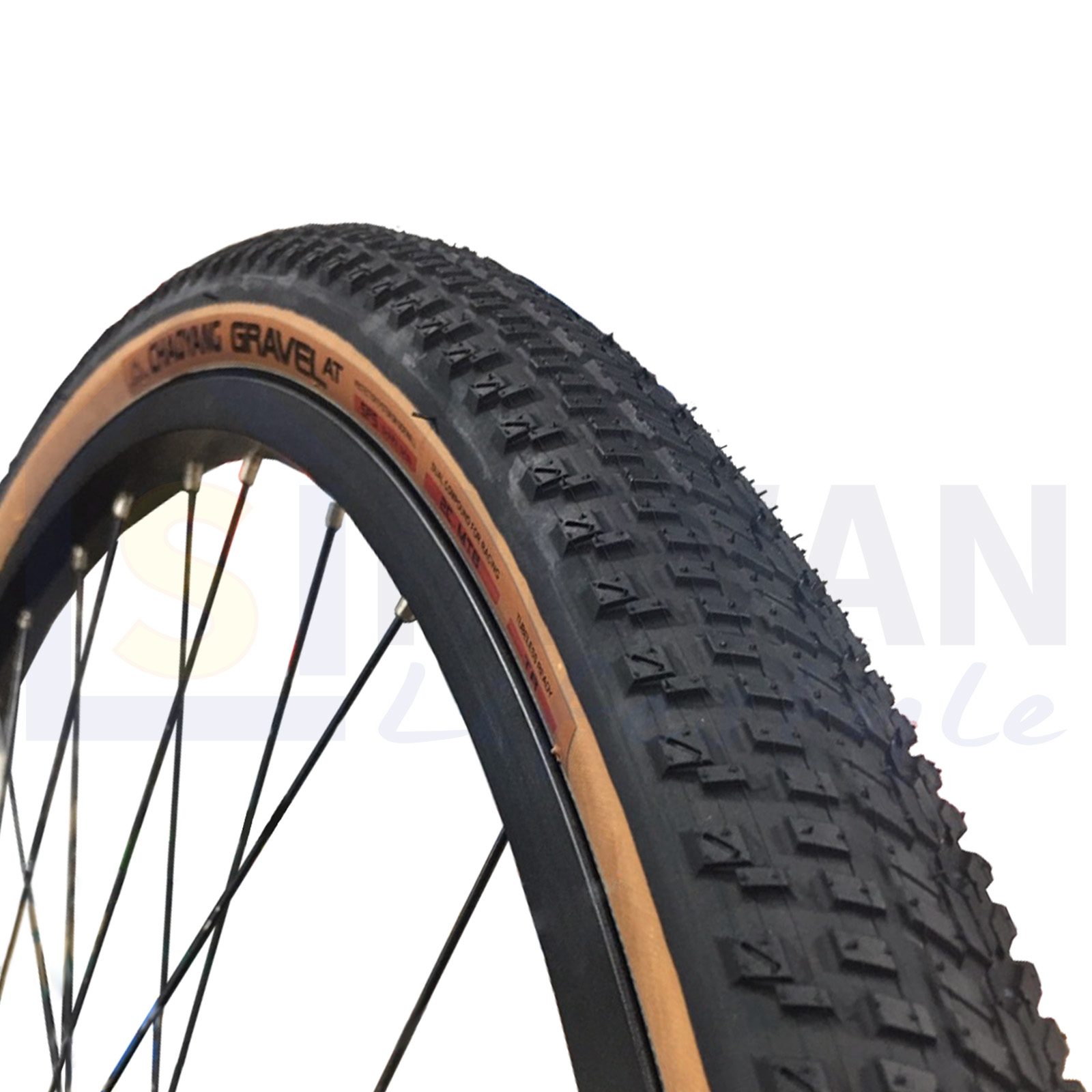 CHAOYANG Gravel MT 700x38c Tan Wall | Premium Foldable Gravel Bike Tire | Classic Style Meets Modern Performance