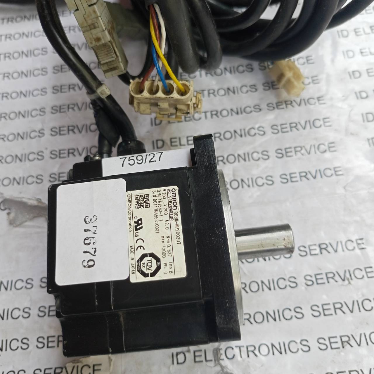R88M-WP20030T SERVO MOTOR " OMRON "