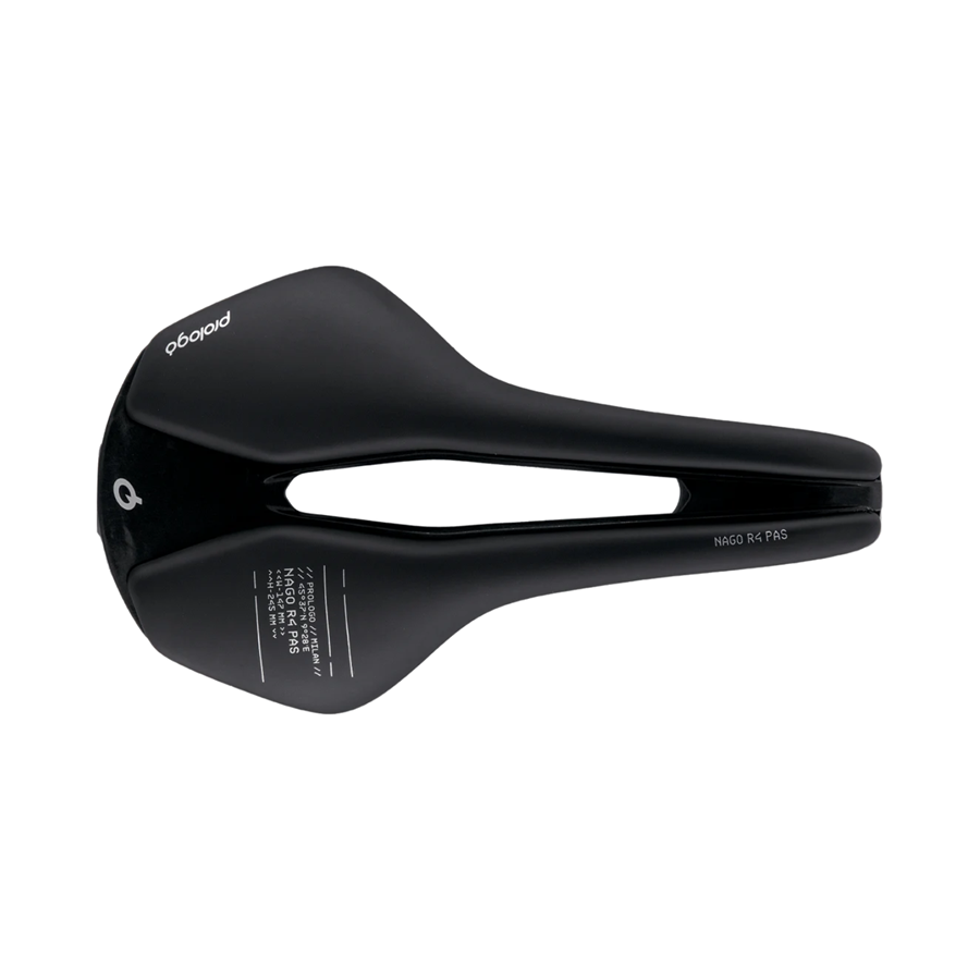 เบาะจักรยานแบรนด์ PROLOGO รุ่น NAGO R4 PAS NACK ขนาด 137, 147 MM HARDBLACK AM NEW2024