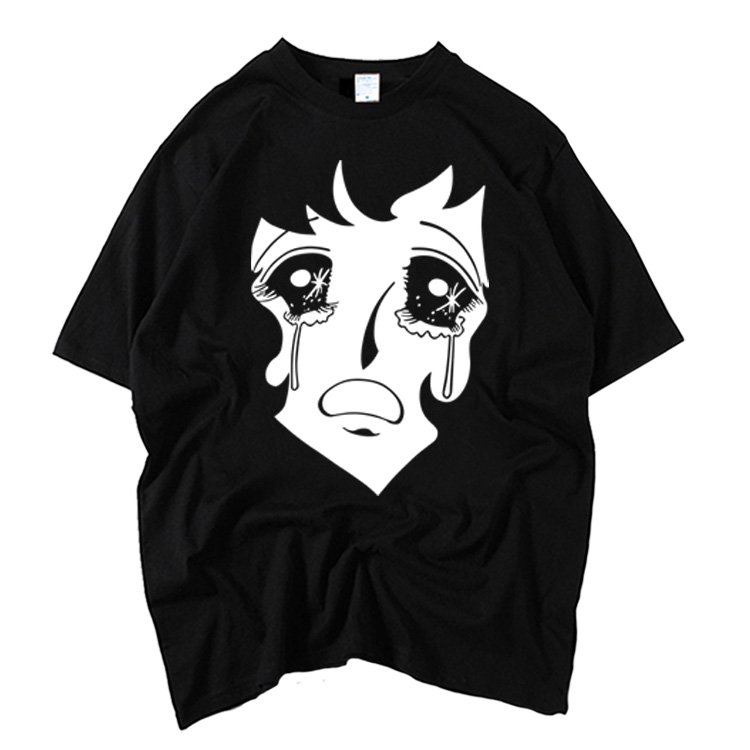เสื้อยืด (T-Shirt) หน้าคนร้องไห้ แบบ หวังอี้ป๋อ