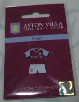 เข็มกลัด ฟุตบอล สโมสรแอสตัน วิลล่า - HOME KIT 2009/10 ใหม่ / ASTON VILLA Football Club Pin - HOME KIT 2009/10 NEW