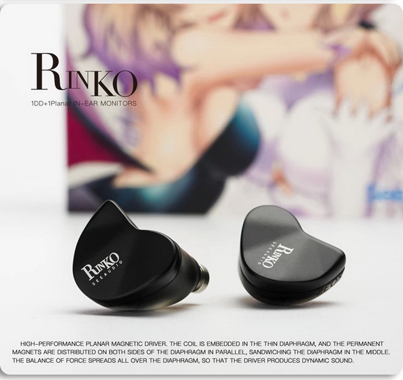 SeeAudio x Z Reviews Rinko หูฟัง 2 ไดรเวอร์ 1DD+1Planar ประกันศูนย์ไทย
