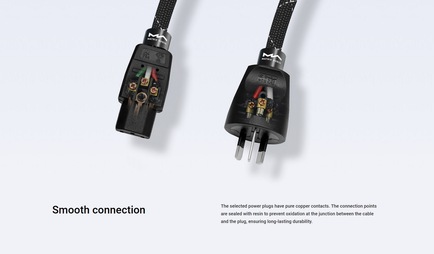 [PreOrder] MATRIX Audio OFCHi-FiPower สายไฟที่ออกแบบมาเป็นพิเศษสำหรับระบบ Hi-Fi ของ Matrix Audio