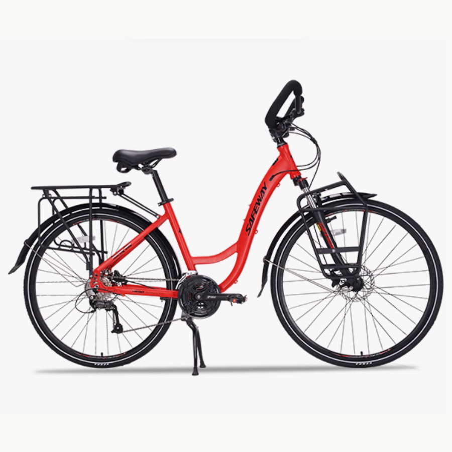 จักรยานทัวร์ริ่ง SAFEWAY T510 Touring 2025 | แฮนด์ผีเสื้อ เบรกดิสก์น้ำมัน ล้อ 700C เฟรมอลู | 27/30 สปีด เริ่ม 14,900 บาท