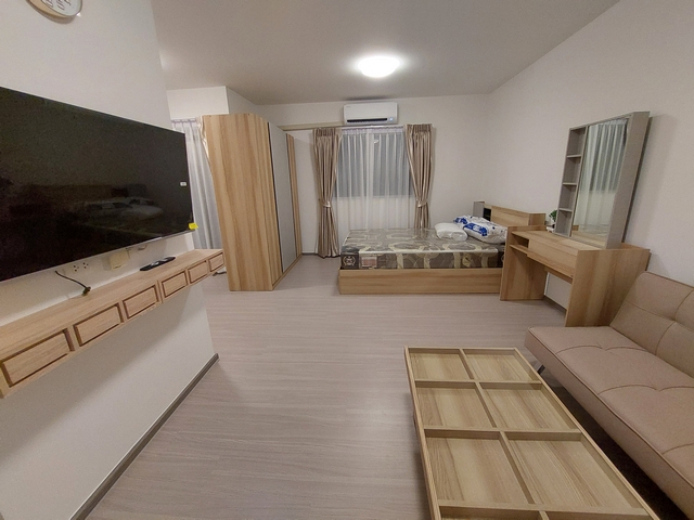 ให้เช่าเดอะ พอยต์ คอนโด รังสิต คลอง 6 ตึก B ชั้น 6 ขนาด 26 ตร.ม. เฟอร์ครบ ใกล้บิ๊กซี