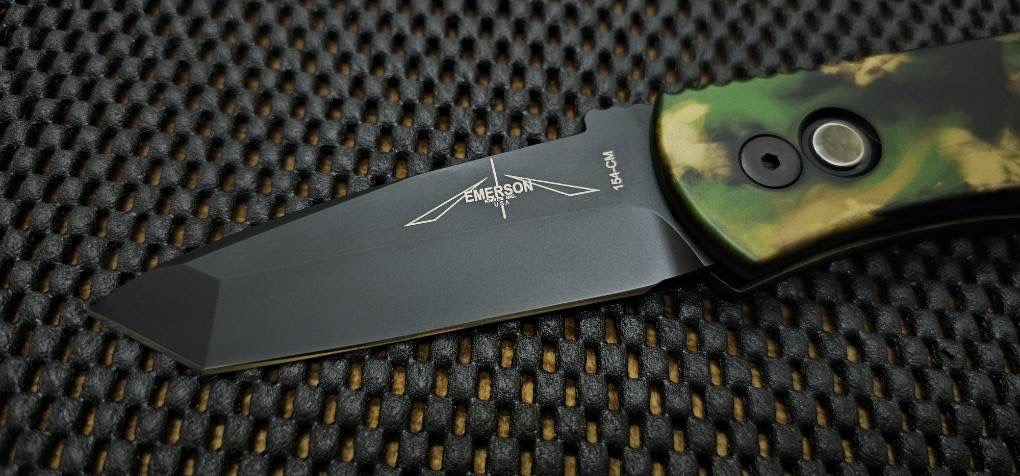 Pro-Tech Emerson CQC7 - REC Exclusive Woodland Camo / DLC 154CM