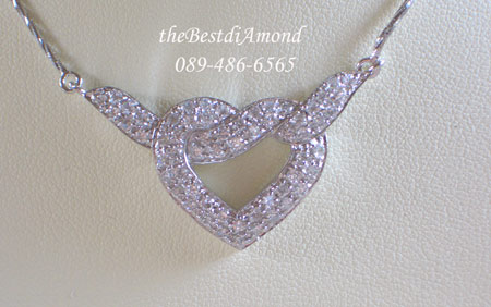 PL003RD===จี้พร้อมสร้อยผูกปมหัวใจ=== สวย น่ารัก แอบหรู งานเหมือนจริงสุดๆ ใส่ติดคอได้ตลอด ใส่ออกงานก็ยังไหว ฝังแบบจิกไข่ปลา ระยิบระยับเลยค่ะ