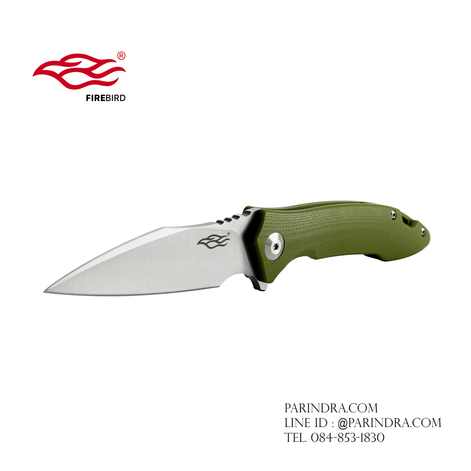 มีดพับ Ganzo กานโซ่ รุ่น FH51-GR / D2 Steel / ของแท้ 100%