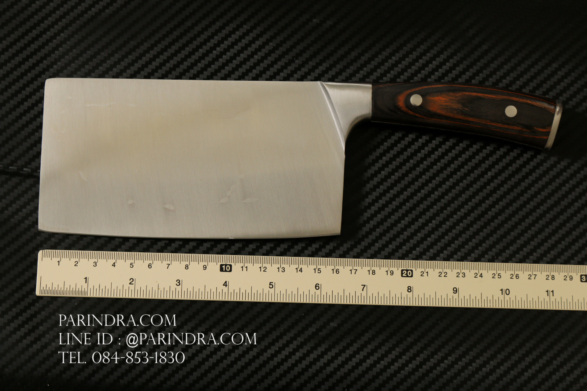 มีดอีโต้ทำครัว Rhino Brand No.7964 ด้ามไม้ ขนาดใบ 7 นิ้ว คมสุดๆ (ของแท้)