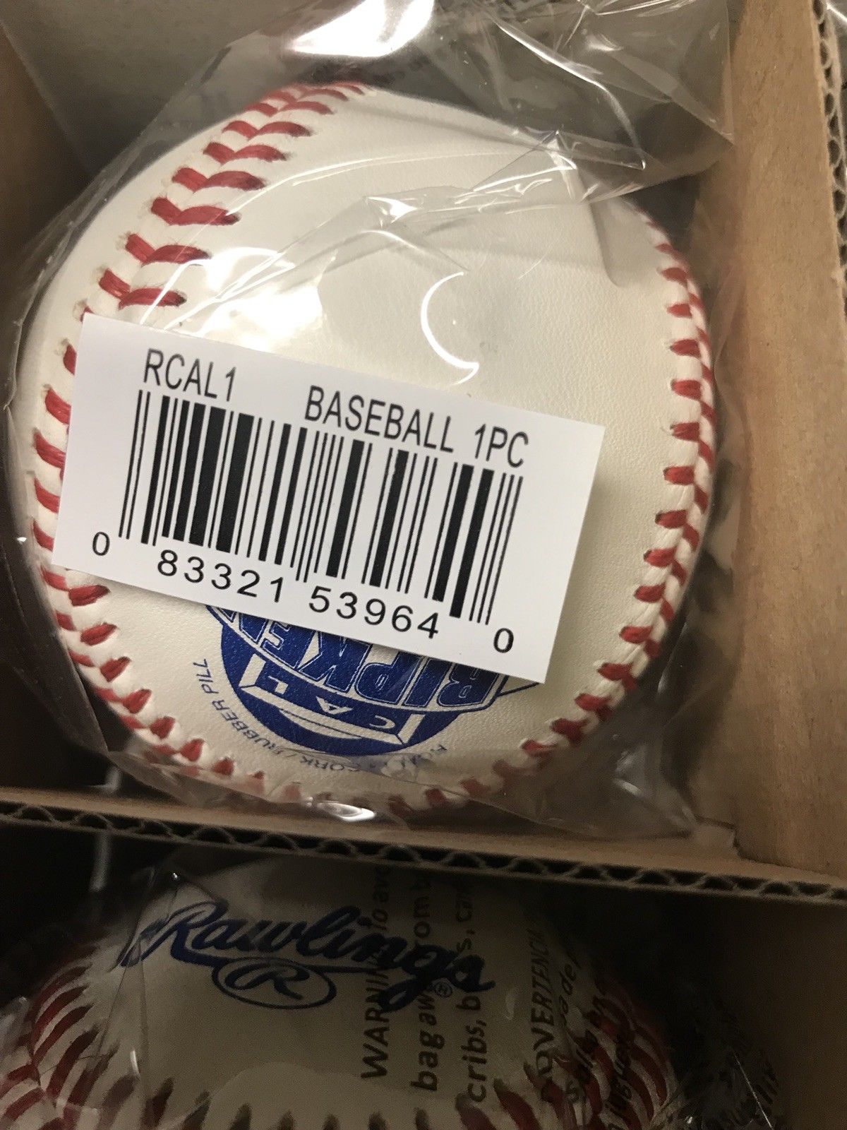 ลูกเบสบอล Rawlings Cal Ripken League (Tournament Grade) RCAL1 ของแท้