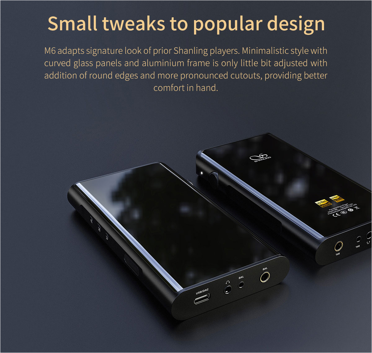 ขาย Shanling M6 Dap รองรับ Two-way Bluetooth , DSD 256 , 32bit/768kHz