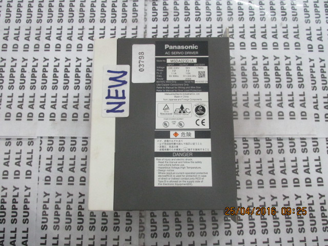 SERVO DRIVE “ PANASONIC ” รุ่น MSDA023D1A