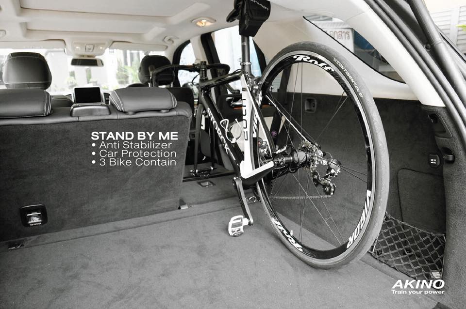 ขาตั้งจักรยาน Akino Stand by me Fork stand-แบบ 1 คัน มีเฉพาะสีดำ