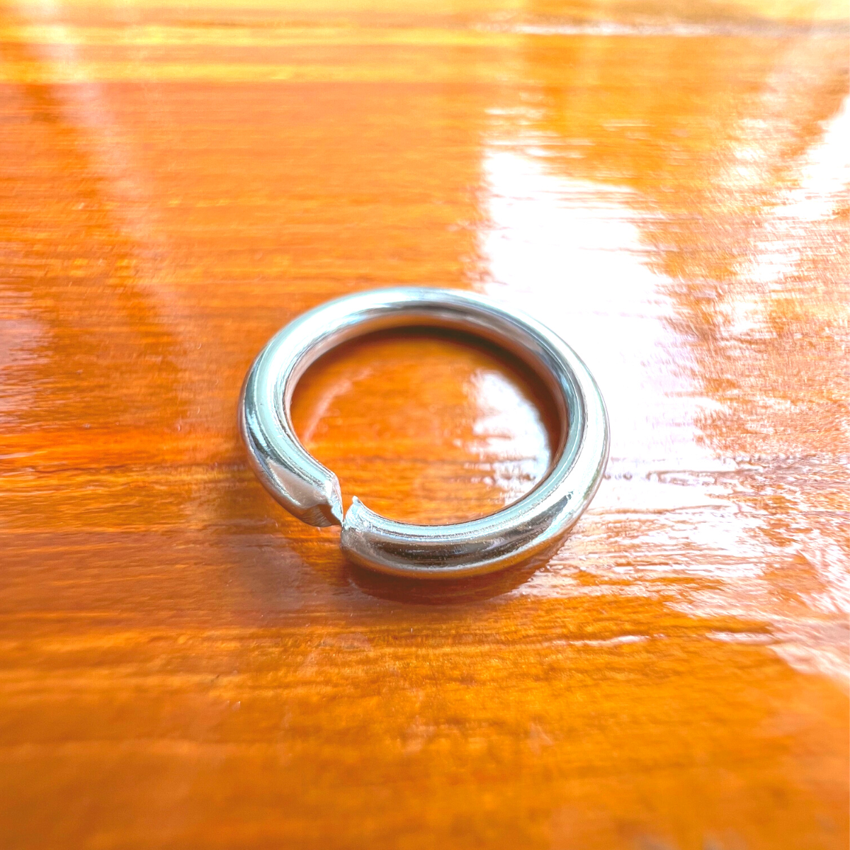 ห่วงกลมสแตนเลนแท้ เกรด 304 อย่างดีไม่เป็นสนิม ห่วงแขวนพระ