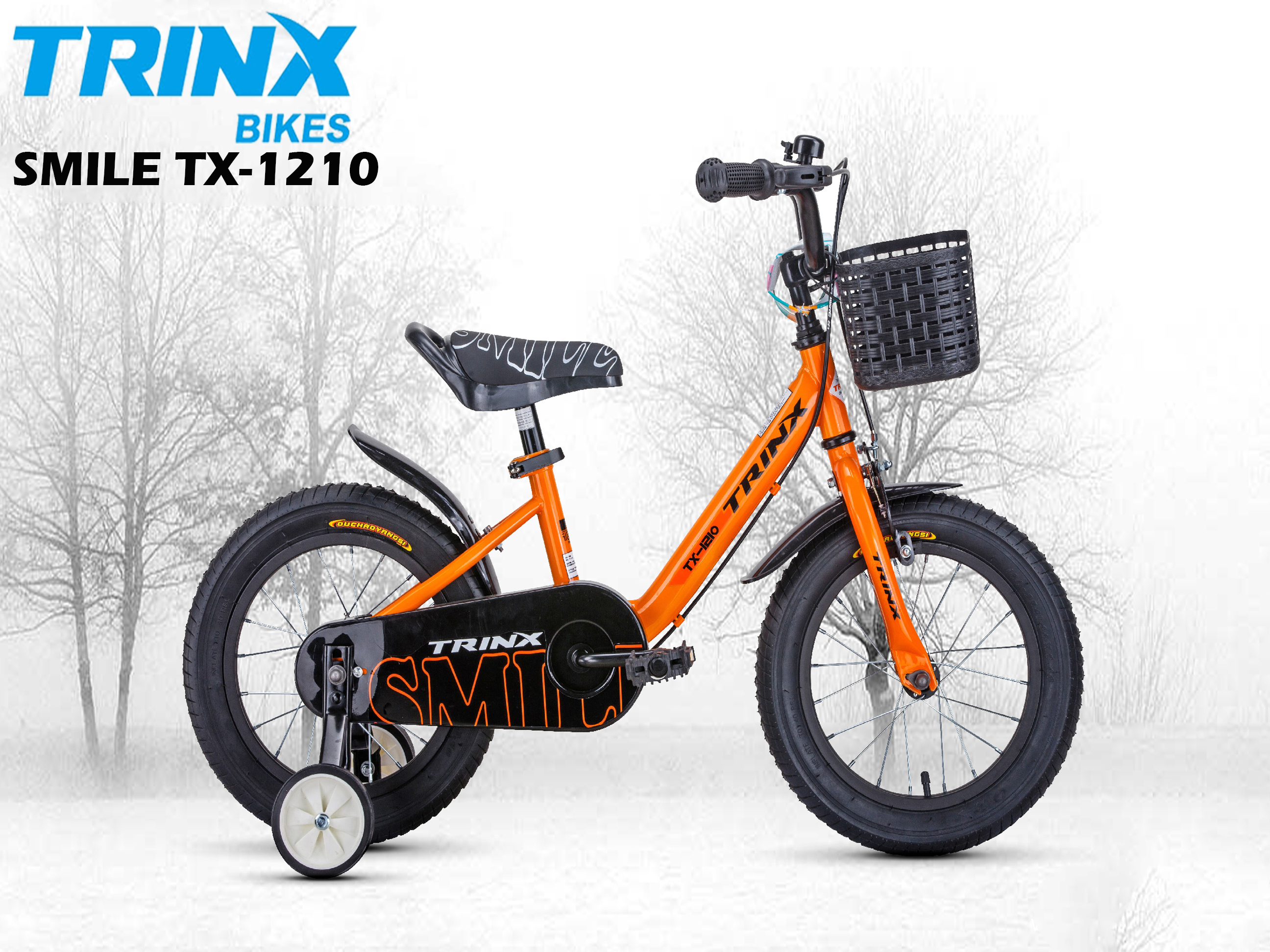 รถจักรยานเด็ก TRINX SMILE TX-1210 ล้อ12 นิ้ว เฟรมเหล็ก (ริมเบรค)