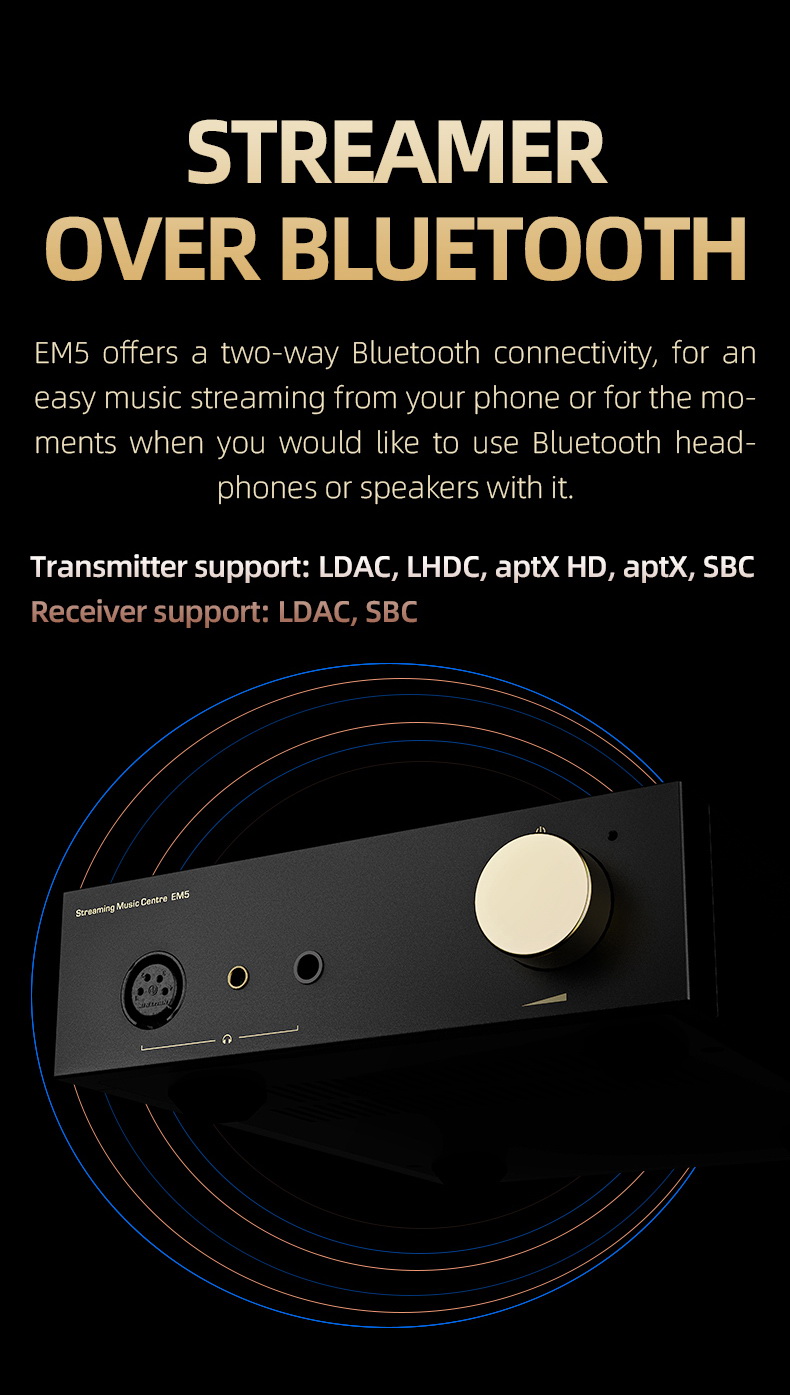 ขาย Shanling EM5 DAC/AMP สำหรับหูฟัง ระดับ high-end ประกันศูนย์ไทย