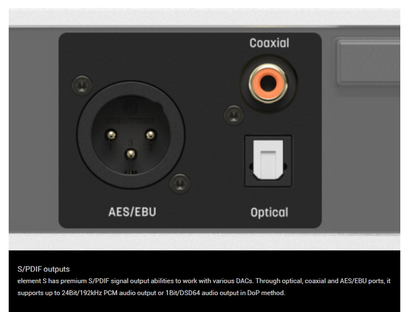 Matrix Audio Element S เครื่องเล่นเพลงเครือข่ายตั้งโต๊ะ พร้อมเอาต์พุต USB DAC ประกันศูนย์ไทย