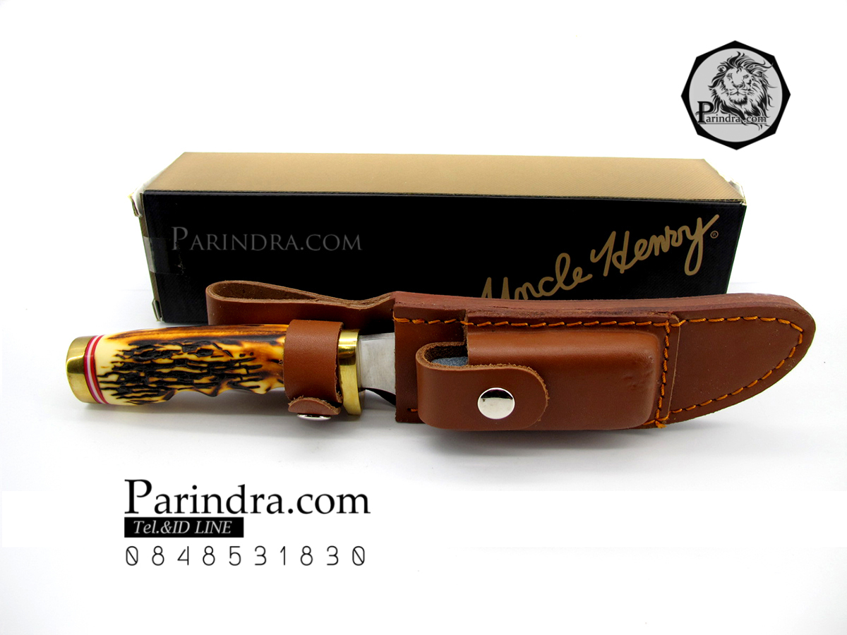 มีดใบตาย SCHRADE Uncle Henry 153UH Golden Spike Hunting Knife