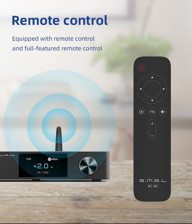 ขาย SMSL SU-9 PRO DAC ตั้งโต๊ะประสิทธิภาพสูง รองรับ MQA, LDAC, Hi-Res ประกันศูนย์ไทย