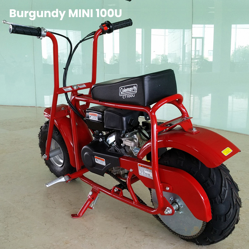 รถ CIBBDEAR HS200MINI ATV MINI 100U/200U สีแดง-เทาเข้ม | มอเตอร์ไซค์ออฟโรดเด็กและผู้ใหญ่