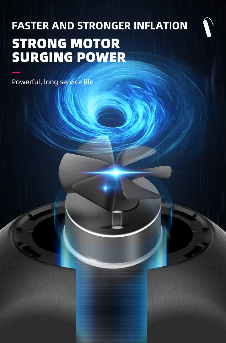 ROCKBROS A10 Electric Air Inflator - ปั๊มลมไฟฟ้าพกพาสำหรับจักรยาน