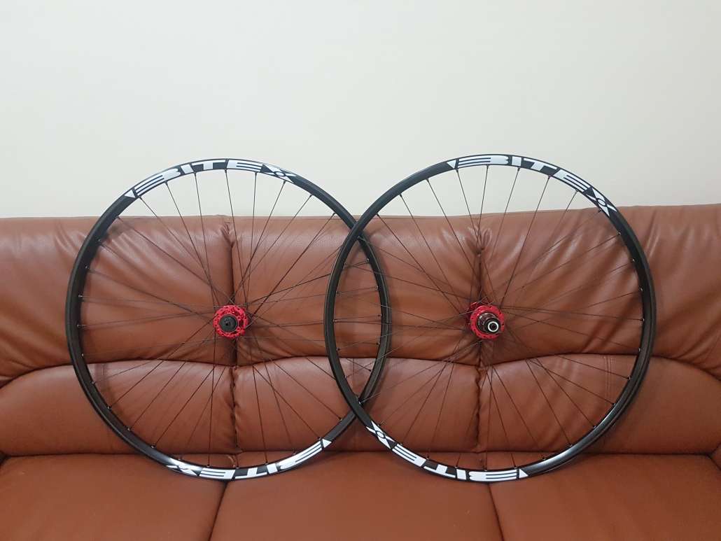 ชุดล้อเสือภูเขา Bitex 27.5" 9mm/15mm/12/142mm. โม่ SHIMANO/SRAM 2018