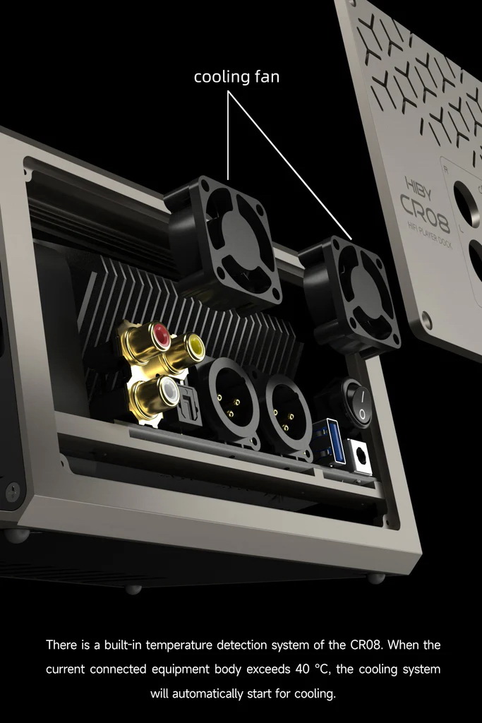 Hiby CR08 แท่นวางเครื่องเล่นเสียงดิจิตอลไฮไฟ