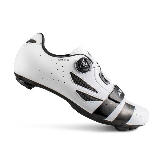 รองเท้าปั่นจักรยานเสือหมอบ รองเท้าเสือหมอบ LAKE CX176 Wide Road Shoes ,ล๊อคเอ็นบิด หน้าเท้ากว้างใส่สบาย