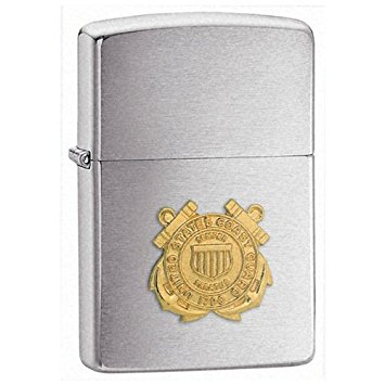 ไฟแช็ค Zippo แท้ กองทัพปกป้องชายฝั่ง " Zippo 280CG, United States Coast Guard Emblem " แท้นำเข้า 100%