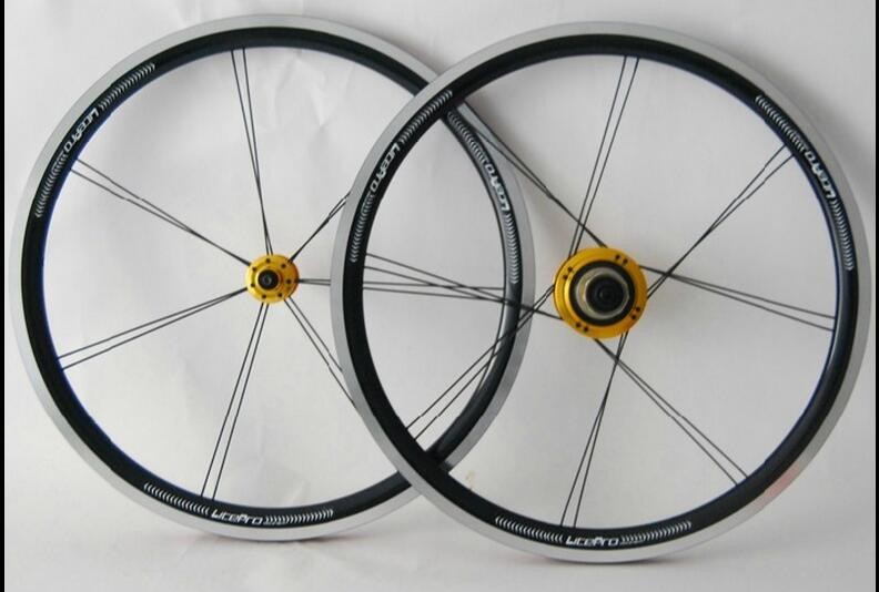 LITEPRO KPRO 20inch Wheelset Kpro, Rim brake, 406, 451 (74/130mm.)