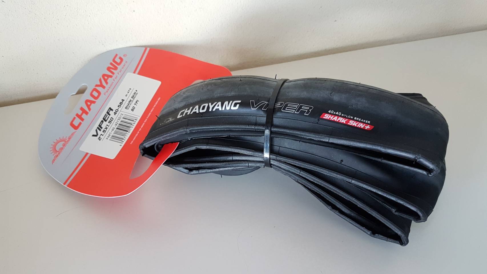 ยางนอกเสือภูเขาขอบพับ Chaoyang ,27.5x1.5 ,W213012 Viper Training