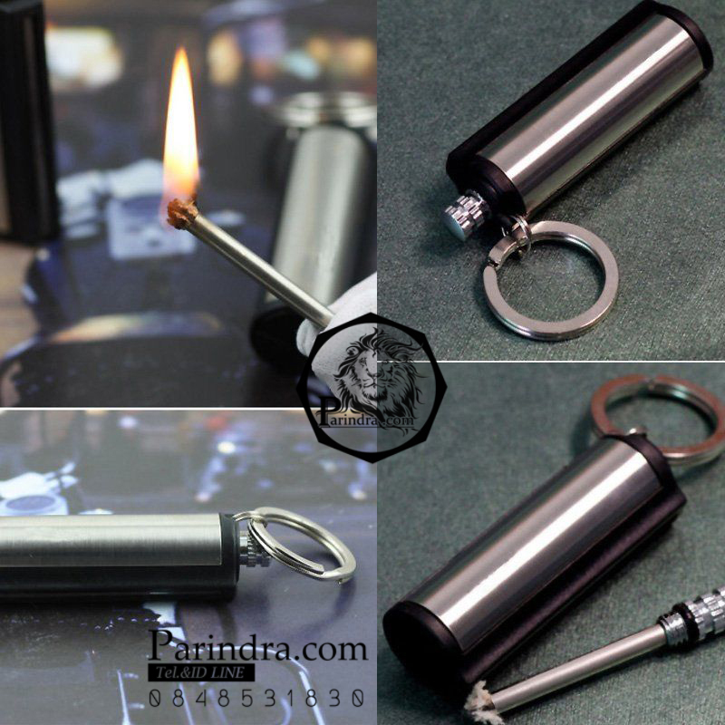 ไม้ขีดไฟไม่กลัวน้ำ เติมน้ำมันรอนสันในการจุด แบบแท่งกลม