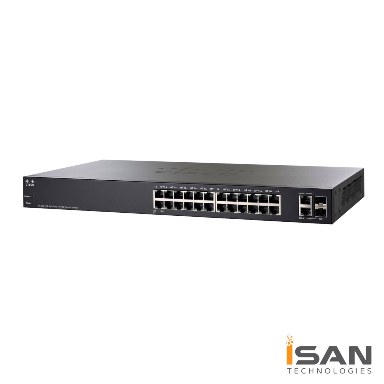 SF220-24-K9 V03 Cisco SF220-24-K9 V03 24-Port Smart Plus Ethermet Network Switch
