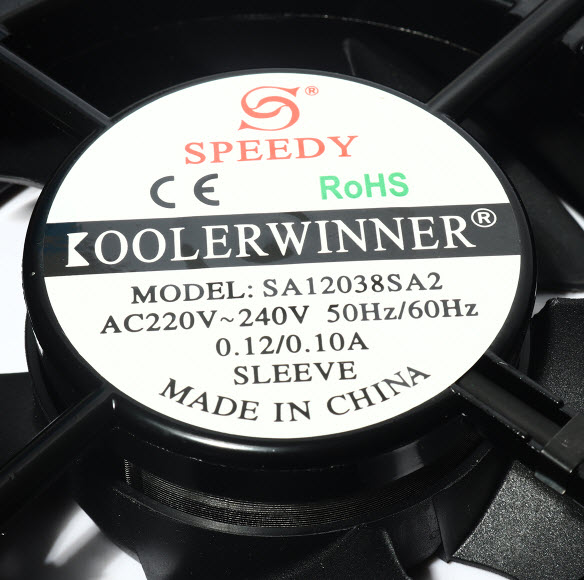 พัดลมระบายอากาศ ตู้เชื่อม POLO รุ่น OTIG200 AC. 220v.10a. #23 Pn.B15008 (แท้) ##(*)