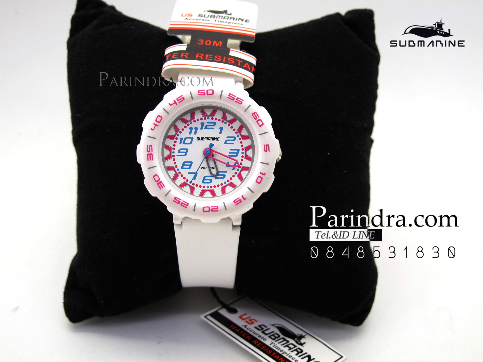 นาฬิกา US submarine Standard TP2125L สีขาว