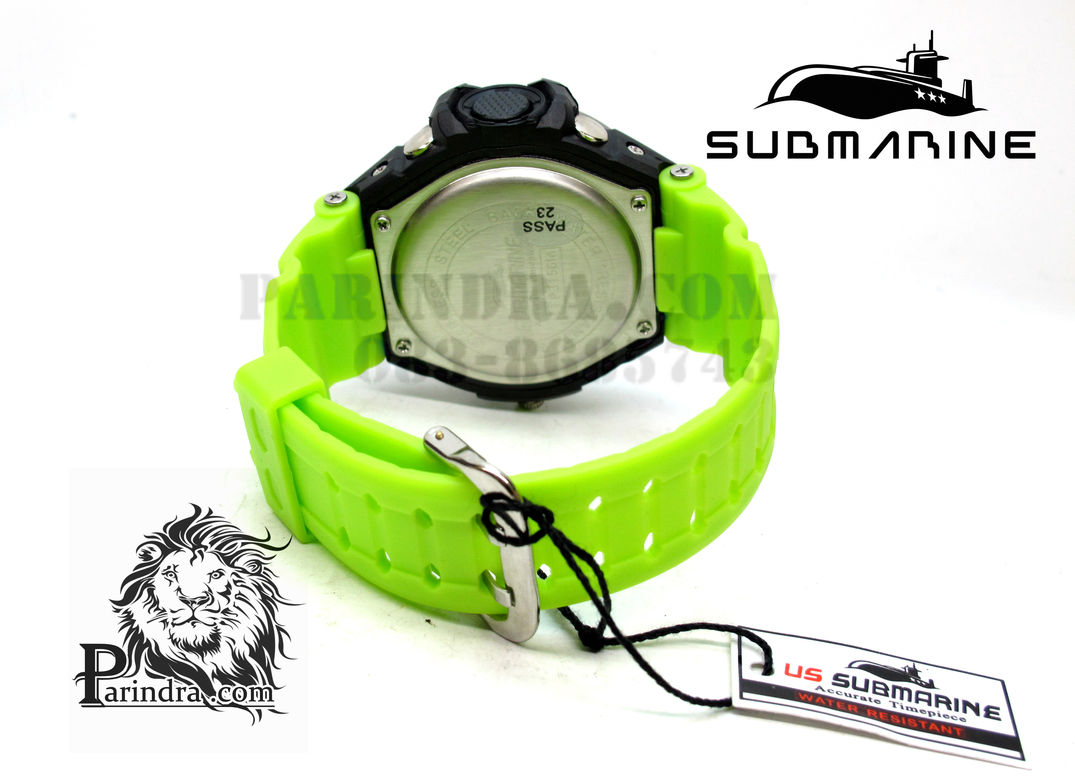 นาฬิกา US submarine Adventure Protector รุ่น TP3156M สีเขียว(พื้นเทา)