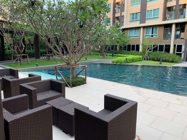ให้เช่าดี คอนโด แคมปัส รีสอร์ท รังสิต ตึกC 30 ตร.ม.วิวสวน วิวสระ เฟอร์ครบ ใกล้ธรรมศาสตร์รังสิต