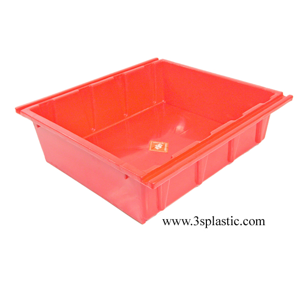 ลังทึบ ขนาด 51.5 x 53.5 x 15.5 cm. HDPE เบอร์ 422