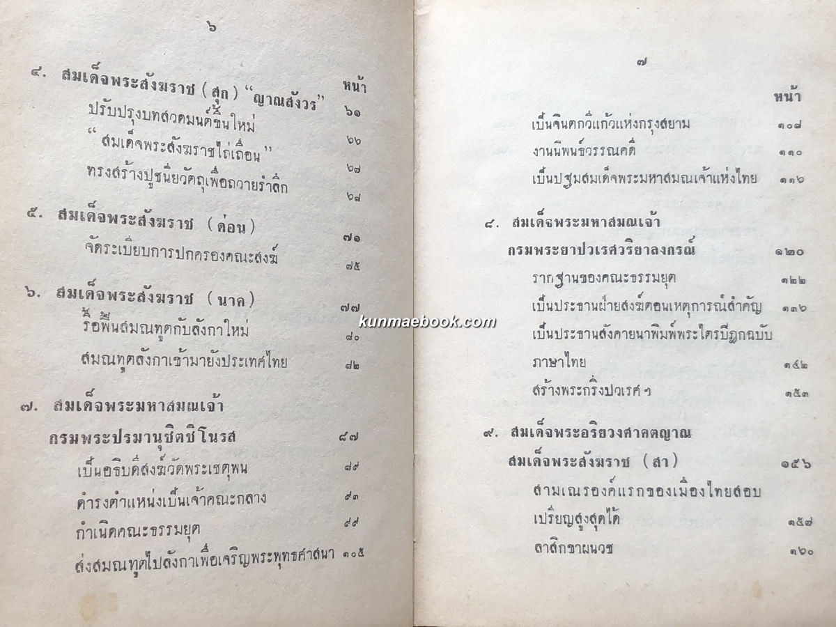 ๑๗ สมเด็จพระสังฆราชไทย รวบรวมโดย สมพงษ์ เกรียงไกรเพชร